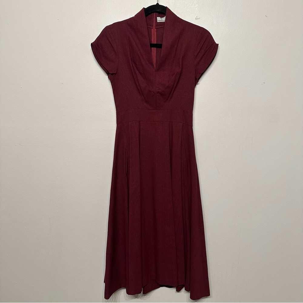 Kim Schalk Fit and Flare Vintage Inspired Dress